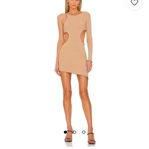 Super down Katerina cut out dress